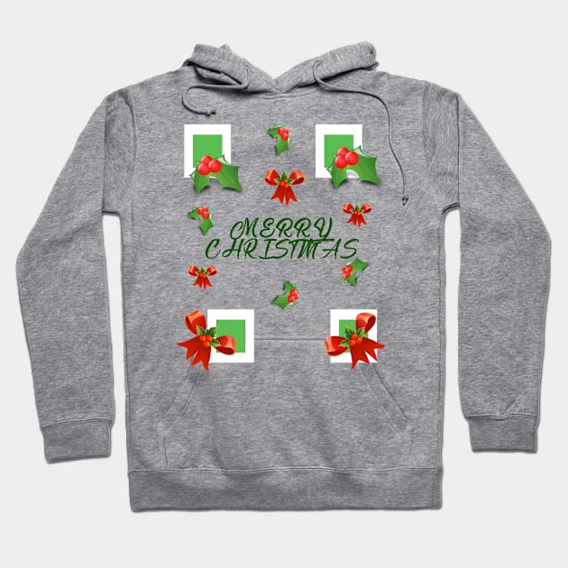 Merry Christmas Hoodie by pengulous